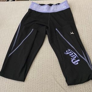 rand pink legging black with purple accents size small